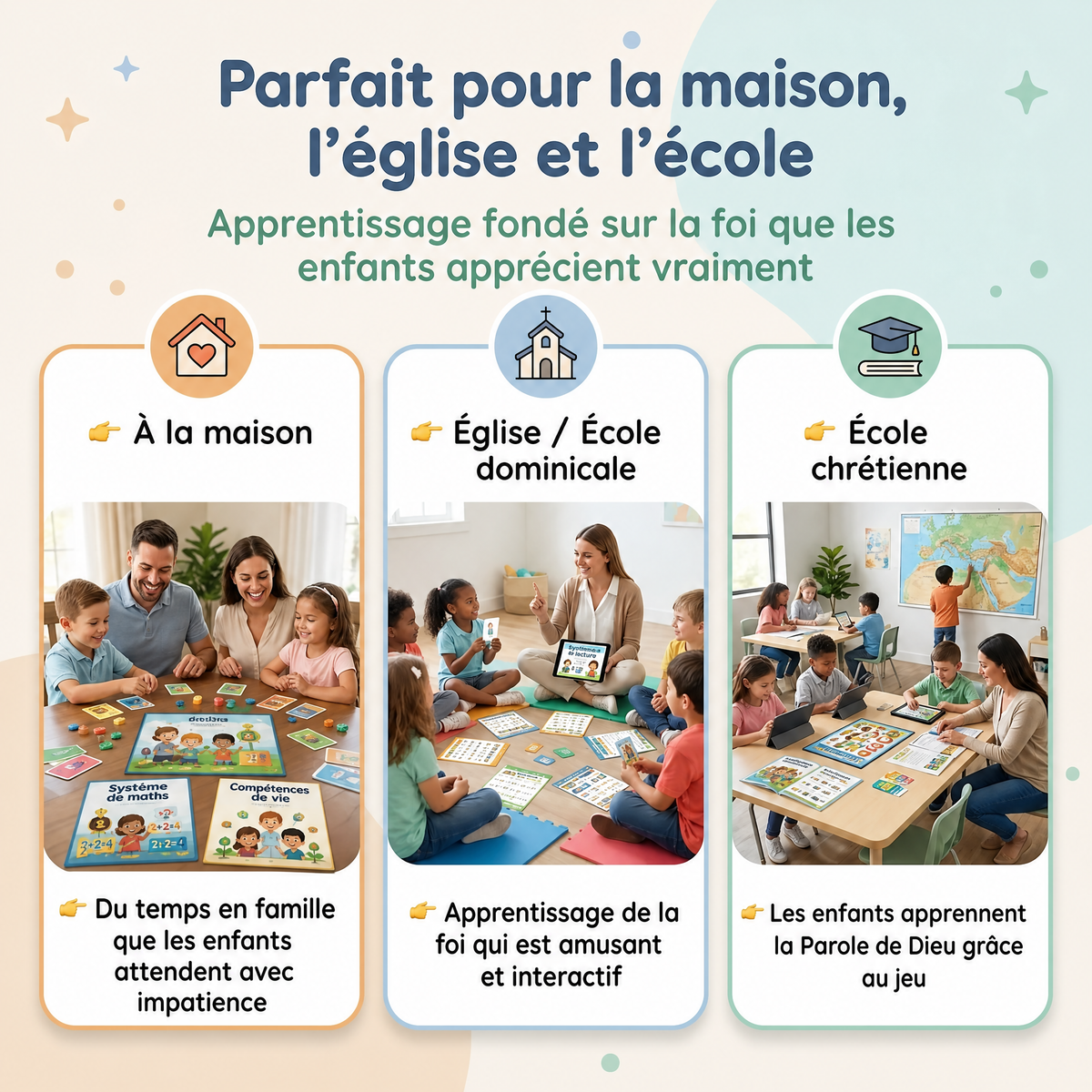 Foi ludique : Plus de 11 jeux bibliques pour apprendre et grandir dans la foi.