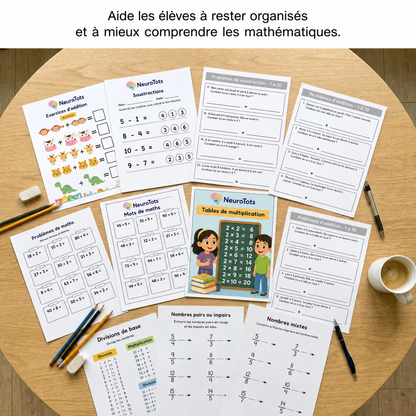 NeuroTots Math System™ : Plus de 350 activités pour aider votre enfant à surmonter les difficultés en mathématiques