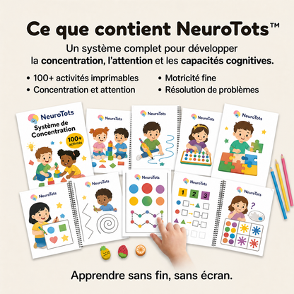 NeuroTots™: más de 100 actividades para estimular la atención, la concentración y el aprendizaje