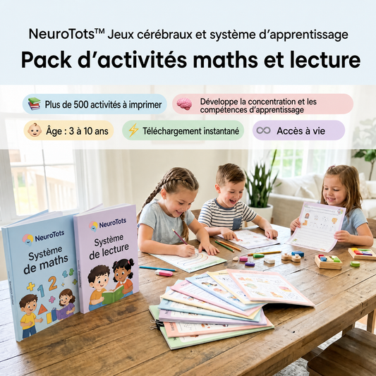Système d'apprentissage complet NeuroTots™ - Pack mathématiques et lecture