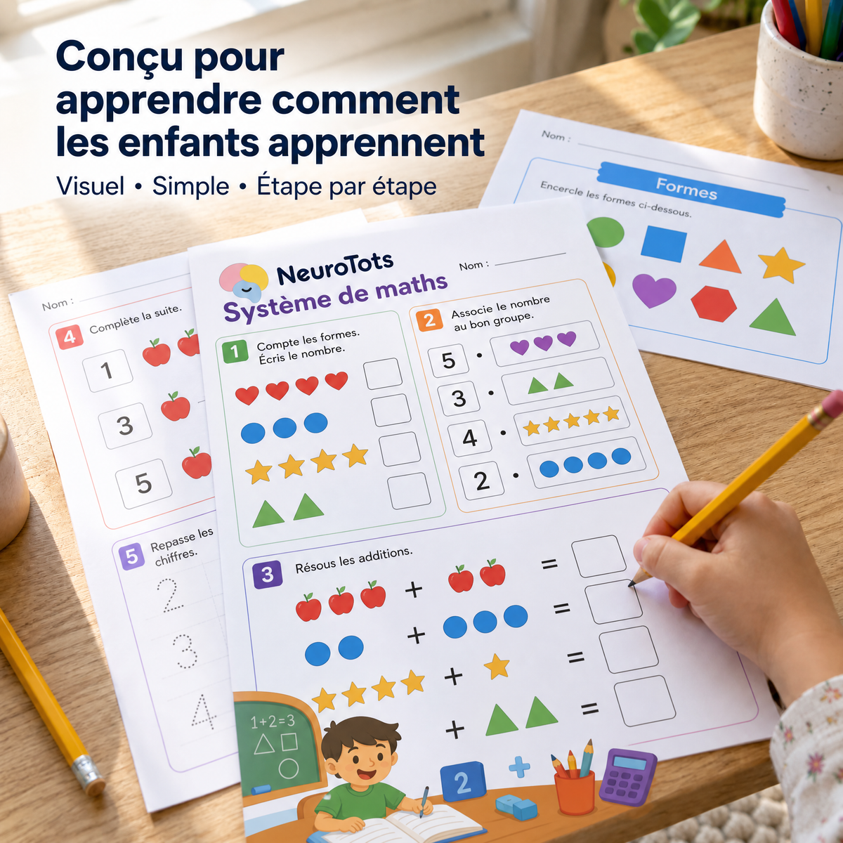 NeuroTots Math System™ : Plus de 350 activités pour aider votre enfant à surmonter les difficultés en mathématiques