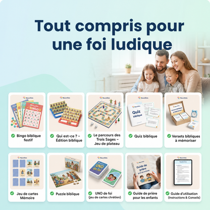 Foi ludique : + 11 jeux bibliques pour enfants et familles
