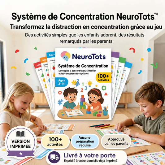 NeuroTots™ +100 activités pour stimuler l'attention, la concentration et l'apprentissage (version imprimée)