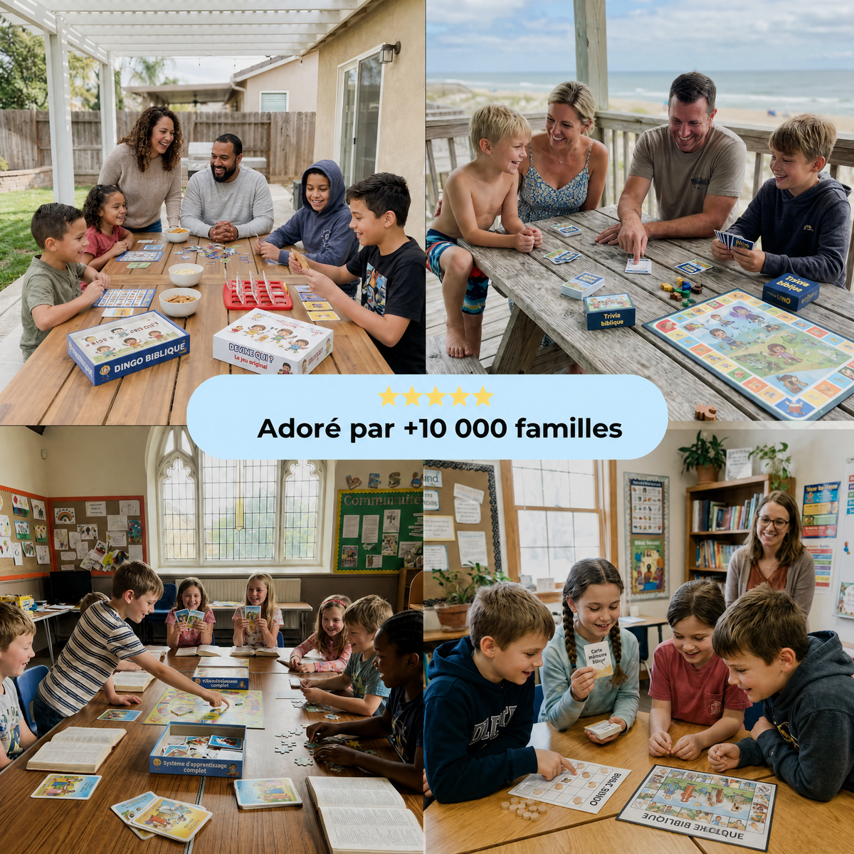 Foi ludique : Plus de 11 jeux bibliques pour apprendre et grandir dans la foi.