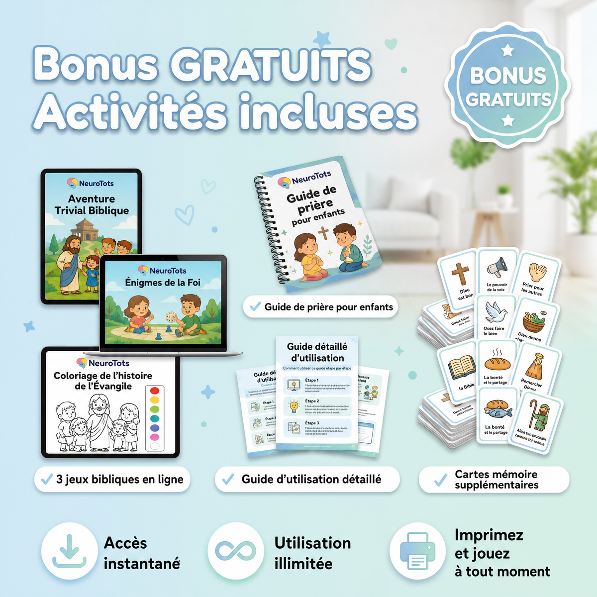 Foi ludique : + 11 jeux bibliques pour enfants et familles
