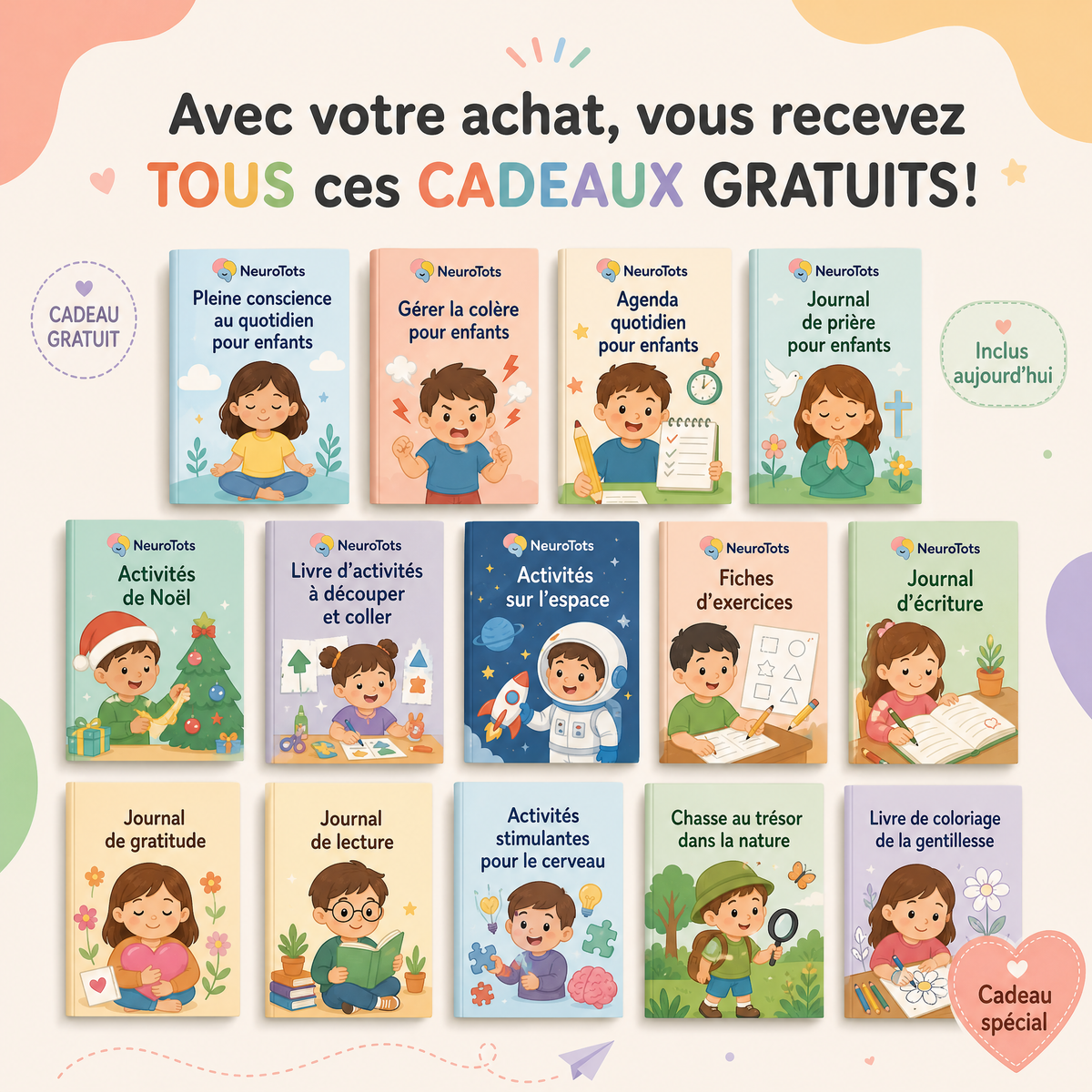 NeuroTots™ +100 activités pour stimuler l'attention, la concentration et l'apprentissage (version imprimée)