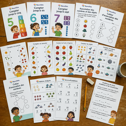 NeuroTots Math System™ : Plus de 350 activités pour aider votre enfant à surmonter les difficultés en mathématiques