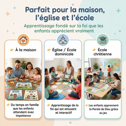 Foi ludique : Plus de 11 jeux bibliques pour apprendre et grandir dans la foi.